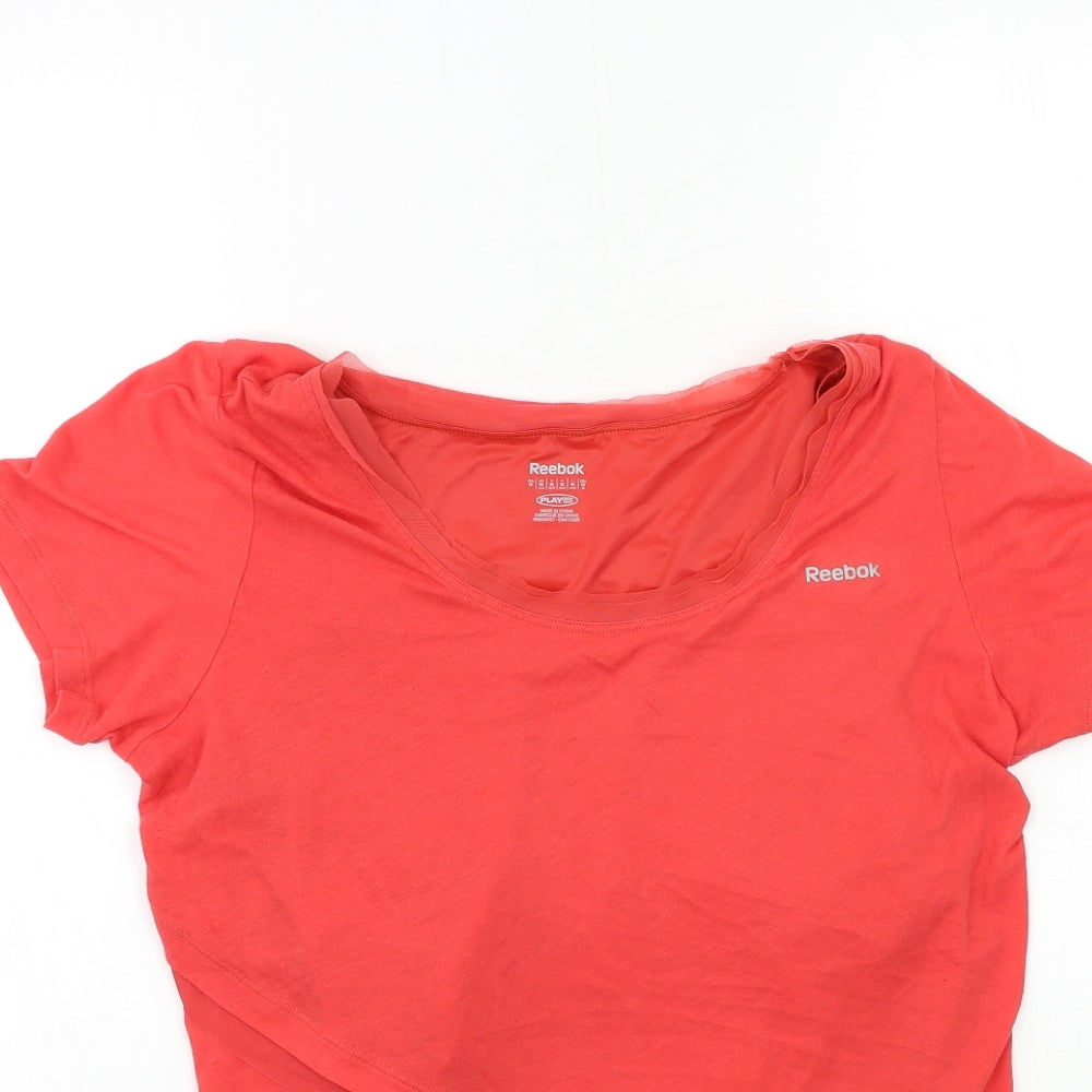 Reebok Womens Red   Basic T-Shirt Size M