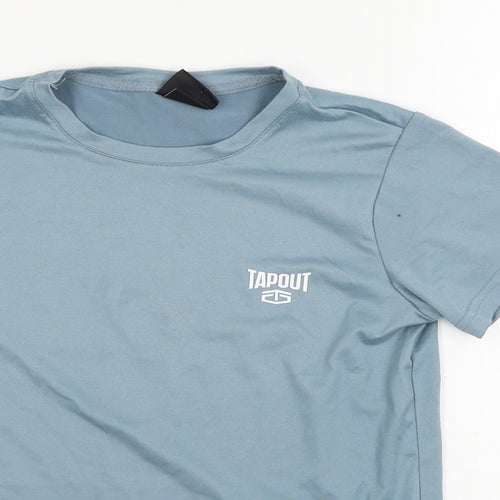 Tapout Boys Blue  Jersey Basic T-Shirt Size 7-8 Years
