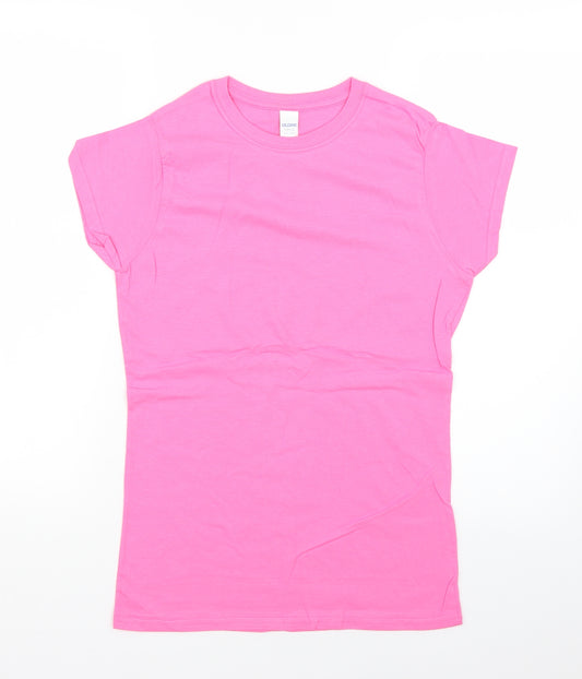 Gildan Womens Pink   Basic T-Shirt Size M