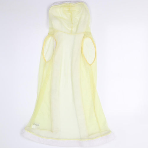 George Girls Yellow   Gilet Waistcoat Size 7-8 Years  - Disney