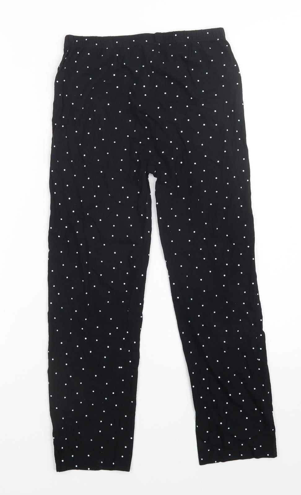 Primark Girls Black Polka Dot   Pyjama Pants Size 9-10 Years