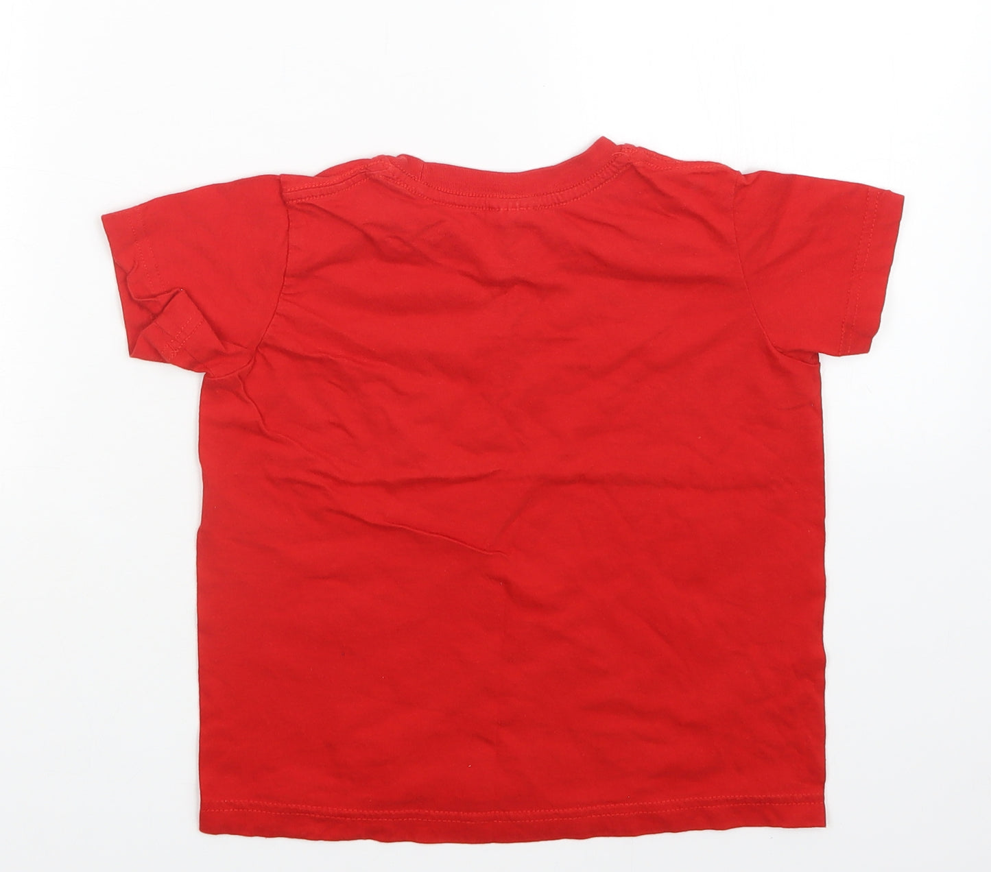 Stedman Boys Red   Basic T-Shirt Size 7-8 Years