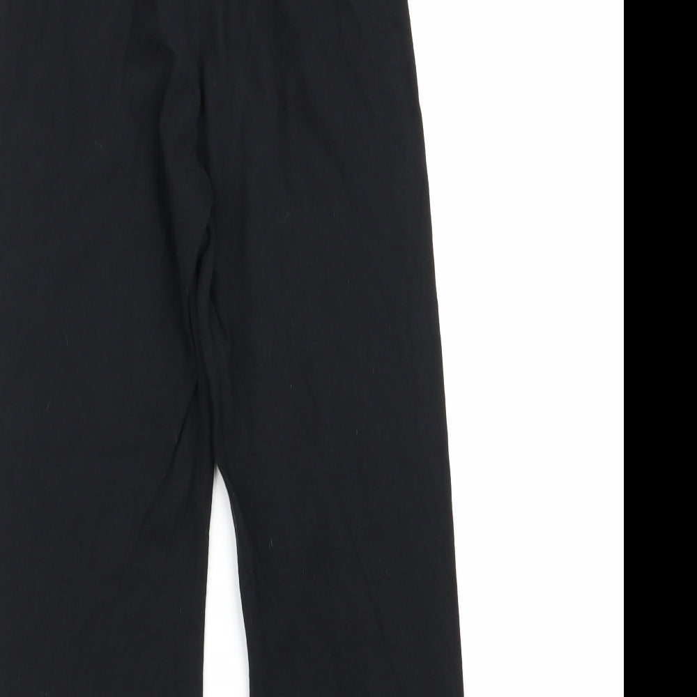Asda George Boys Black Solid   Lounge Pants Size 4-5 Years