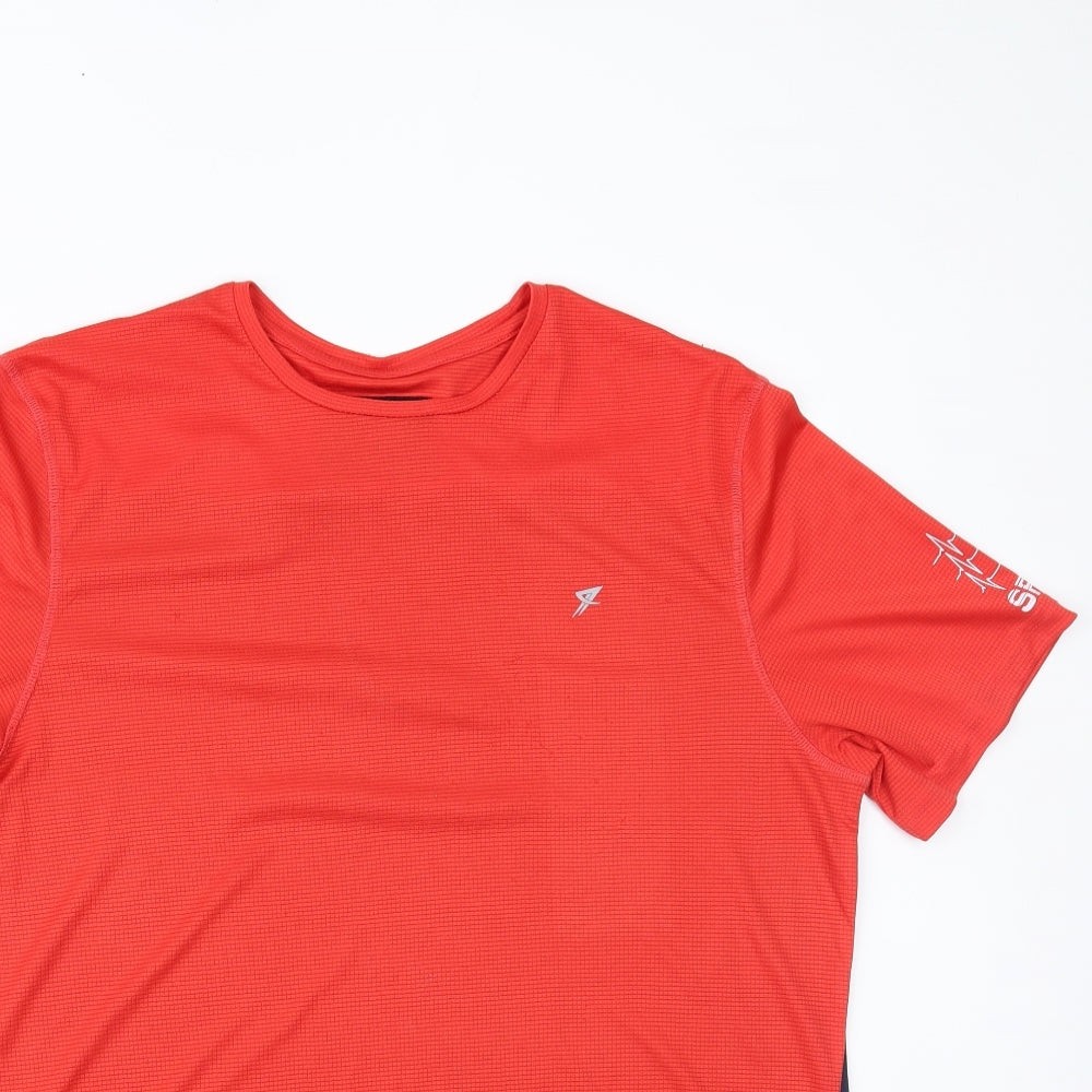 workout Mens Red   Jersey T-Shirt Size XL
