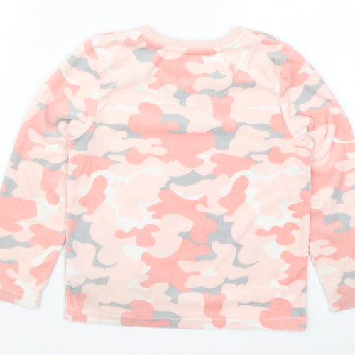 Primark Girls Pink Camouflage  Top Pyjama Top Size 7-8 Years