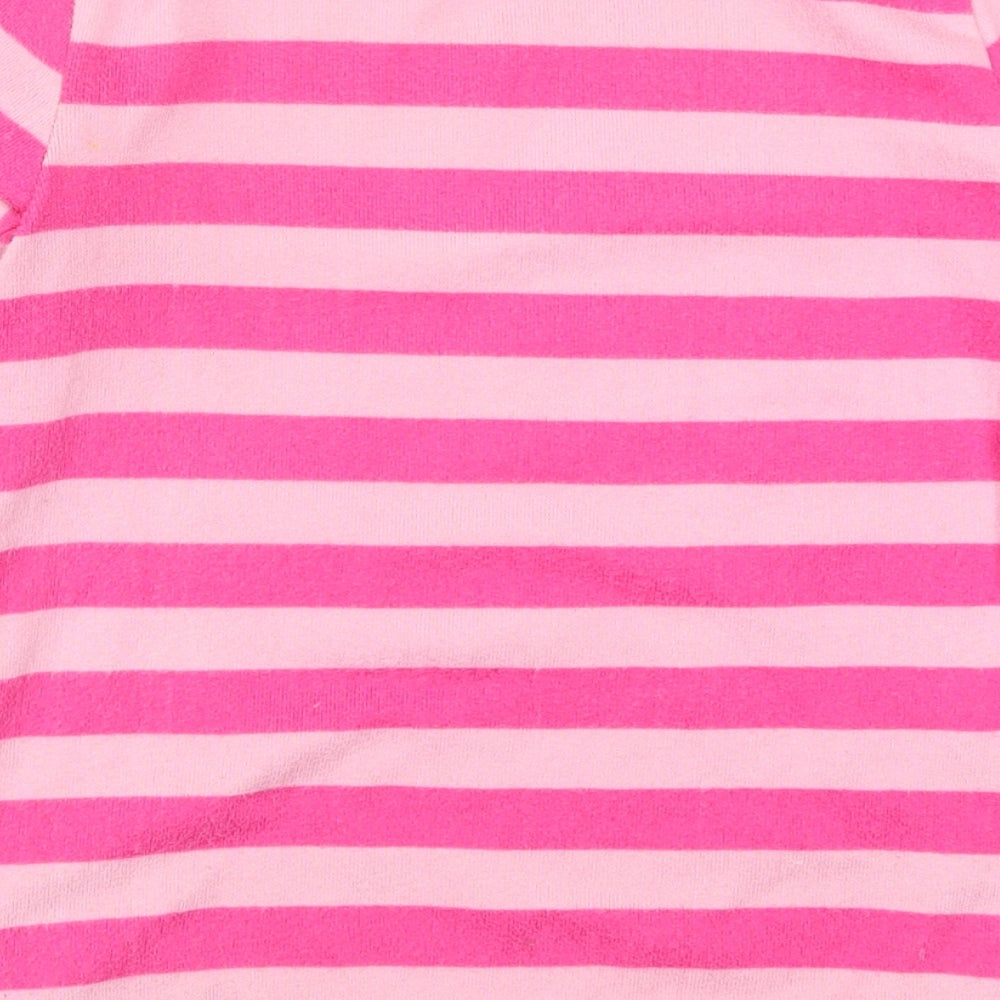 F&F Girls Pink Striped  Top Pyjama Top Size 9-10 Years  - Nap Queen