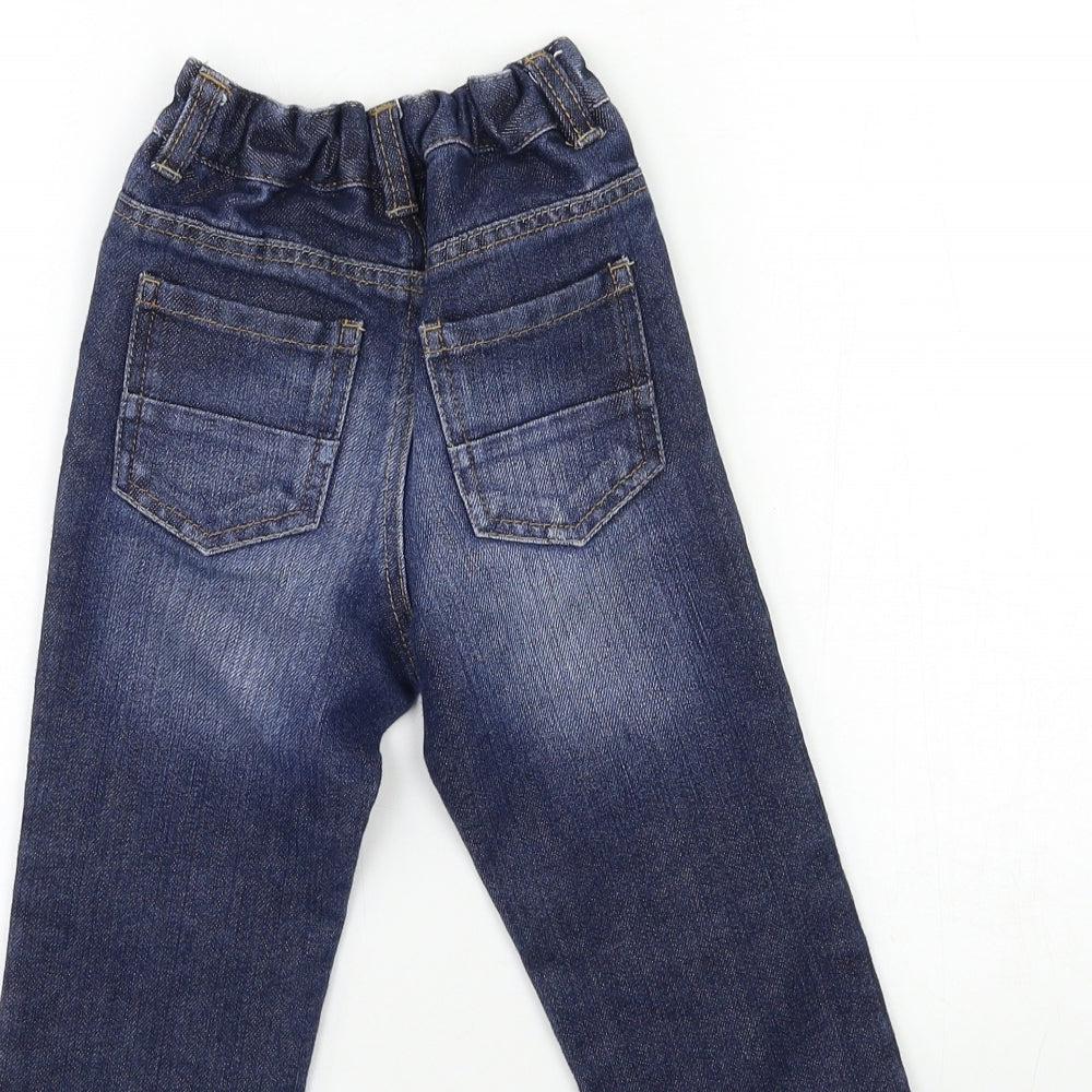 George Boys Blue  Denim Straight Jeans Size 2-3 Years