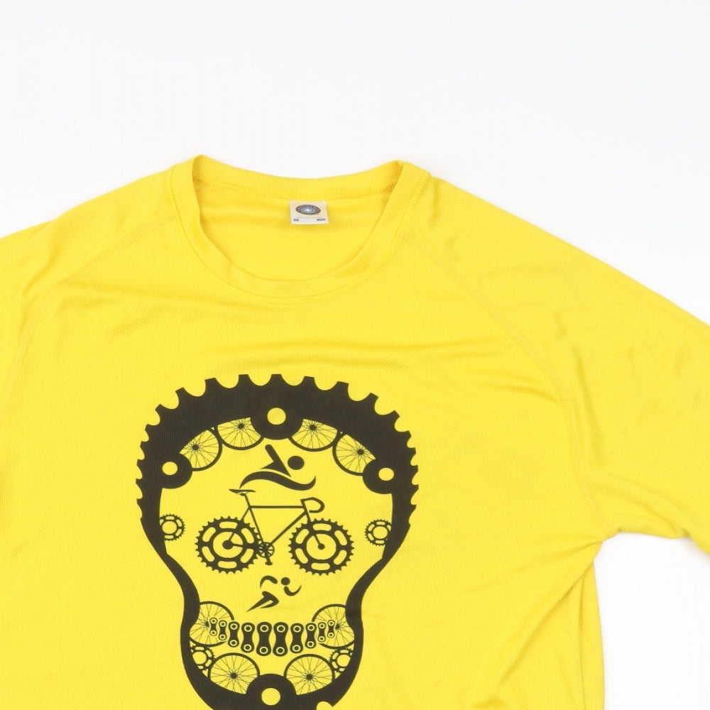 Starworld Mens Yellow    T-Shirt Size M