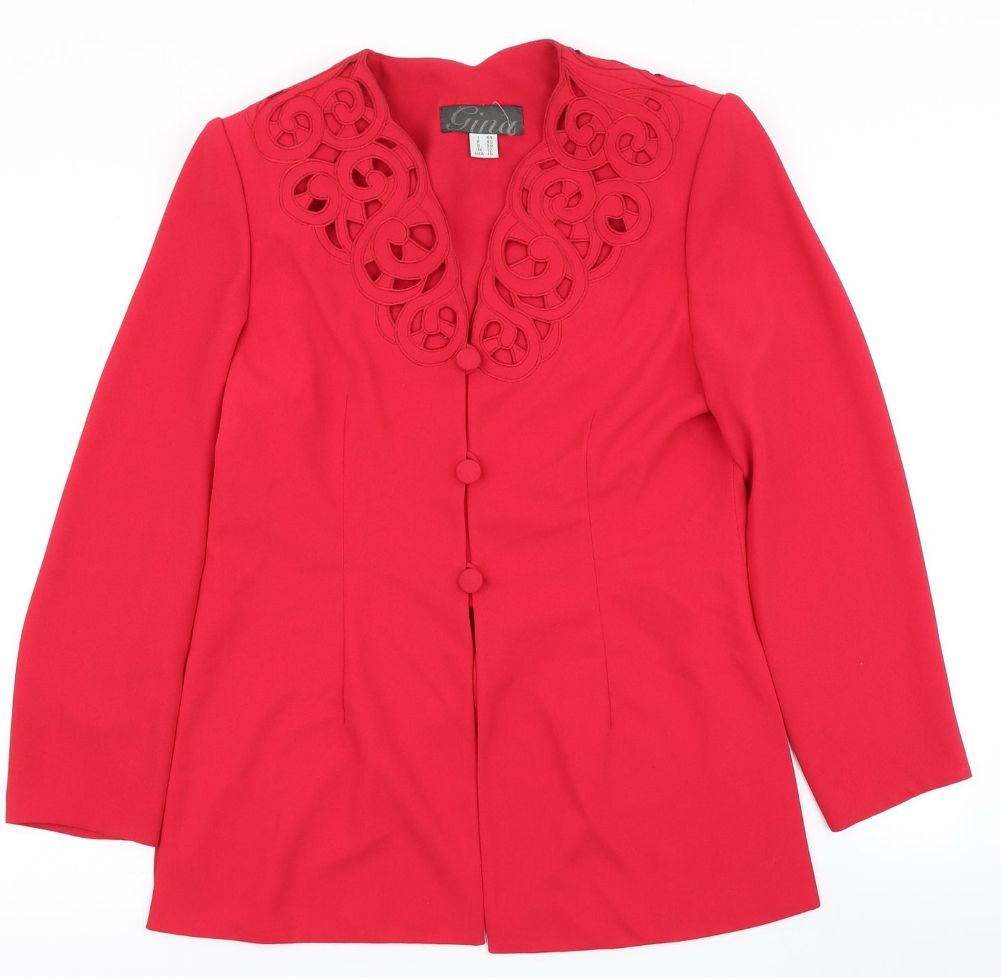 Gina Womens Red   Jacket  Size 12