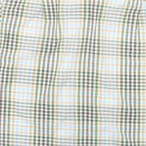 Marks and Spencer Mens Multicoloured Check   Dress Shirt Size M