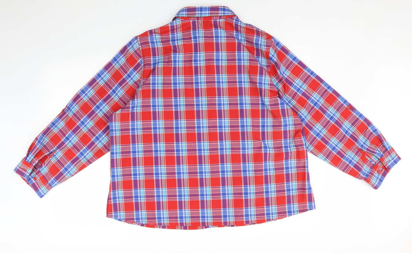 Bon Worth Mens Multicoloured Check   Dress Shirt Size L