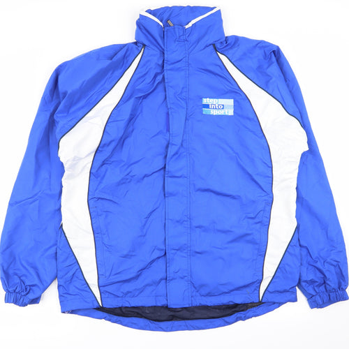 mushini Mens Blue   Jacket Coat Size M