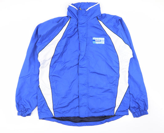 mushini Mens Blue   Jacket Coat Size M