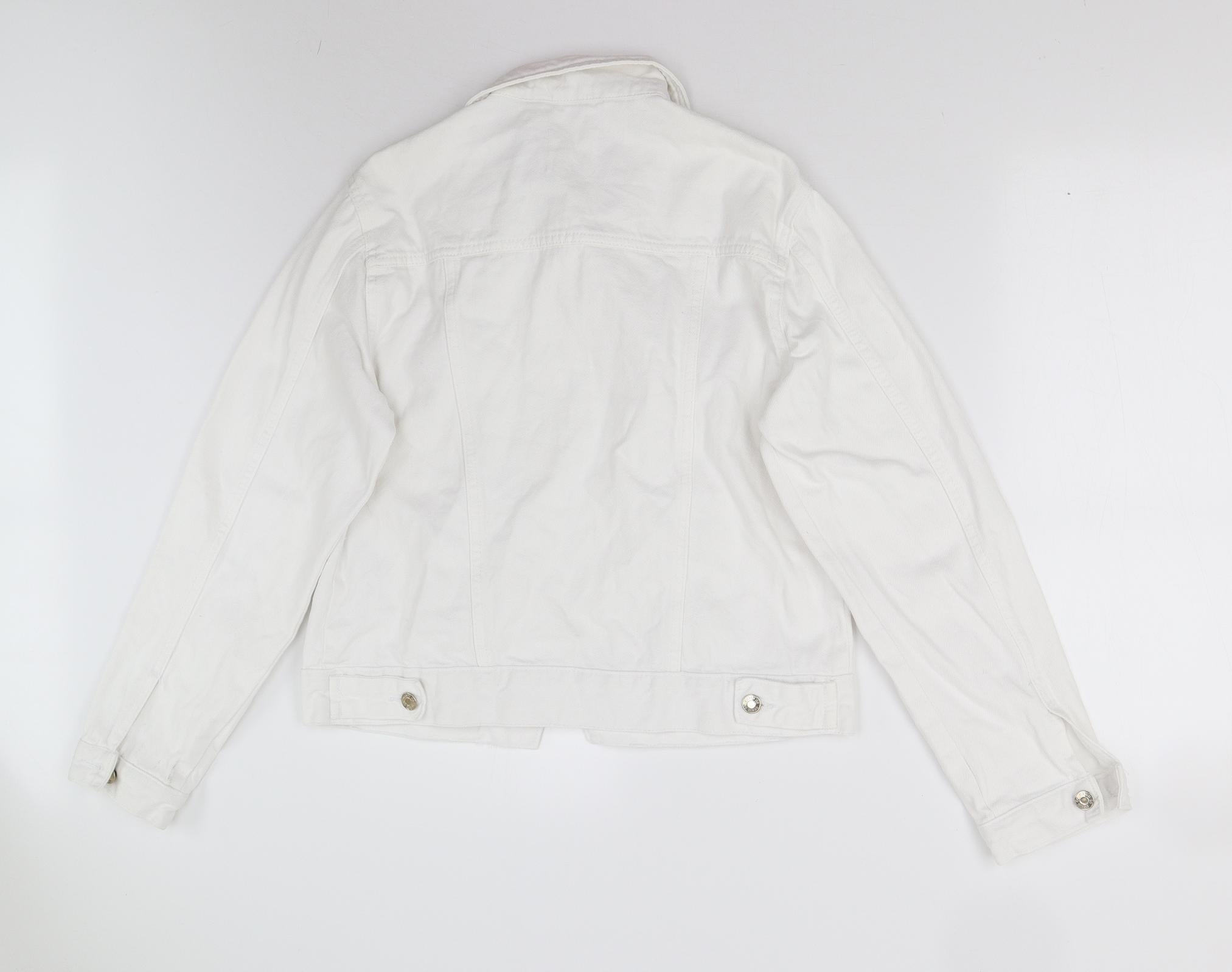 Debenhams white denim jacket best sale