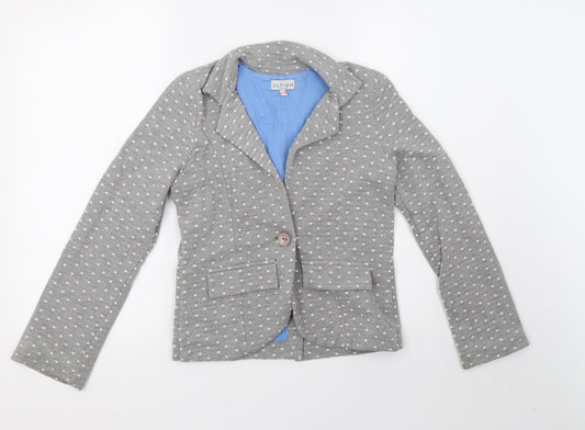 Marks and Spencer Girls Grey Polka Dot  Jacket  Size 12-13 Years