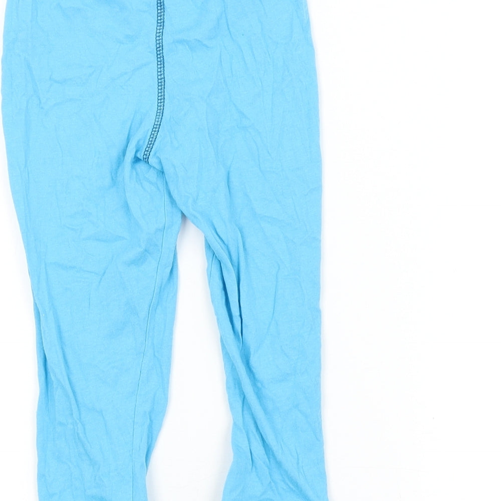 Preworn Boys Blue Colourblock   Pyjama Pants Size 3-4 Years