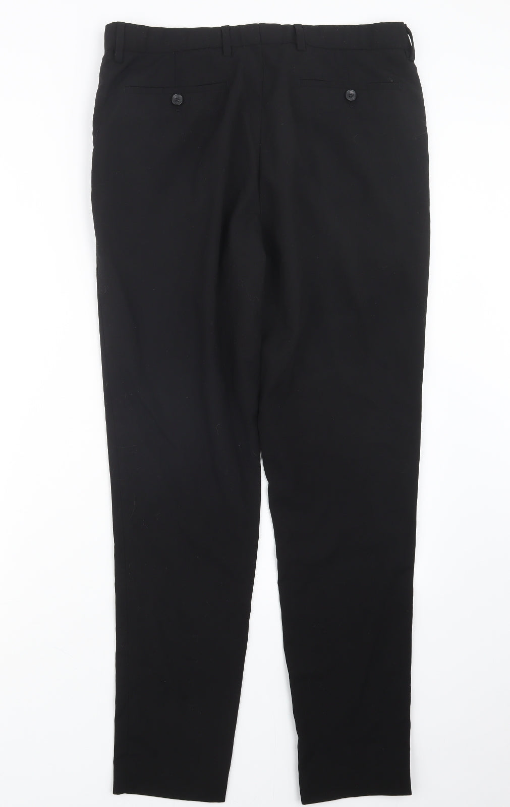 PRIMARK MENS GREY Polyester Trousers Size 30 L30 in Slim Button £4.50 -  PicClick UK