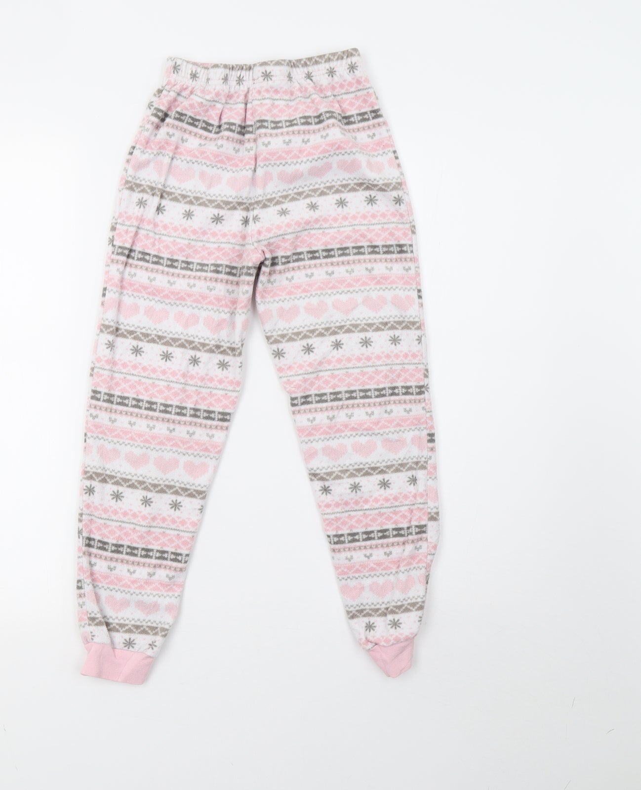 George Girls Pink Geometric   Pyjama Pants Size 8-9 Years