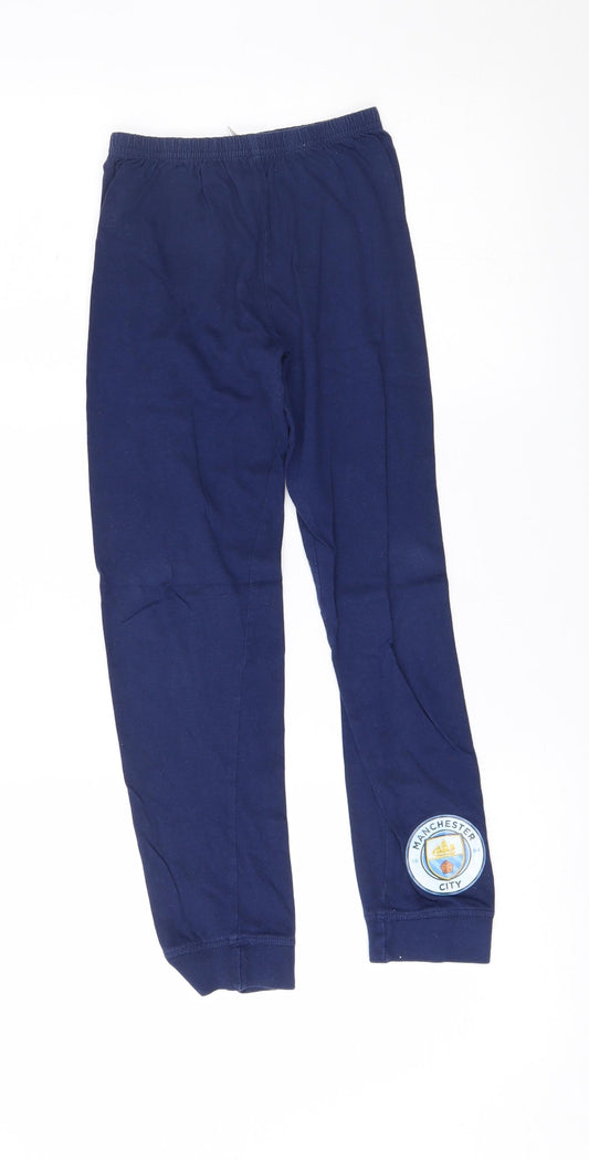 man city Boys Blue    Pyjama Pants Size 7-8 Years  - matching set