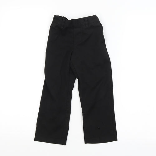 George Boys Black    Trousers Size 3-4 Years