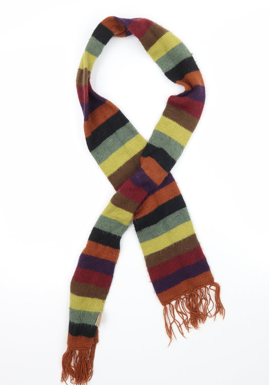 Siesta Unisex Multicoloured Striped Knit Scarf  One Size