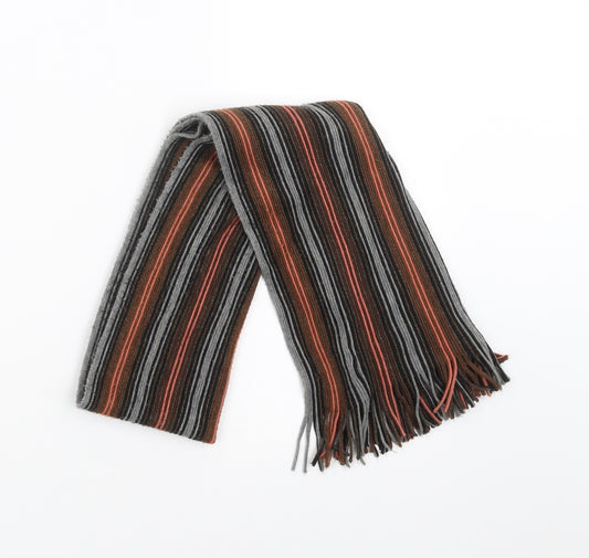 Austin Reed Mens Brown Striped  Scarf  One Size