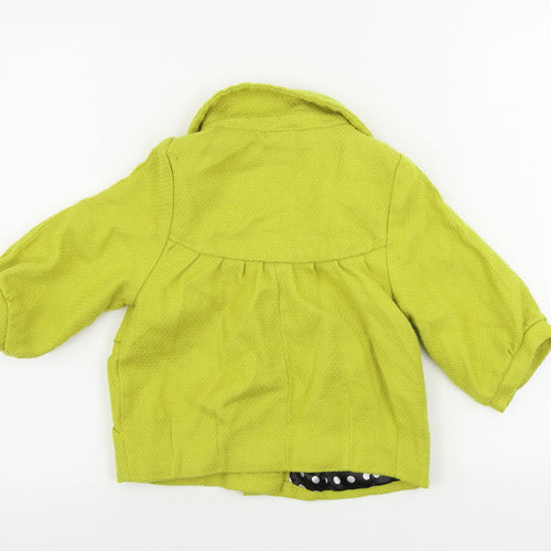 George  Girls Green   Jacket Coat Size 7-8 Years