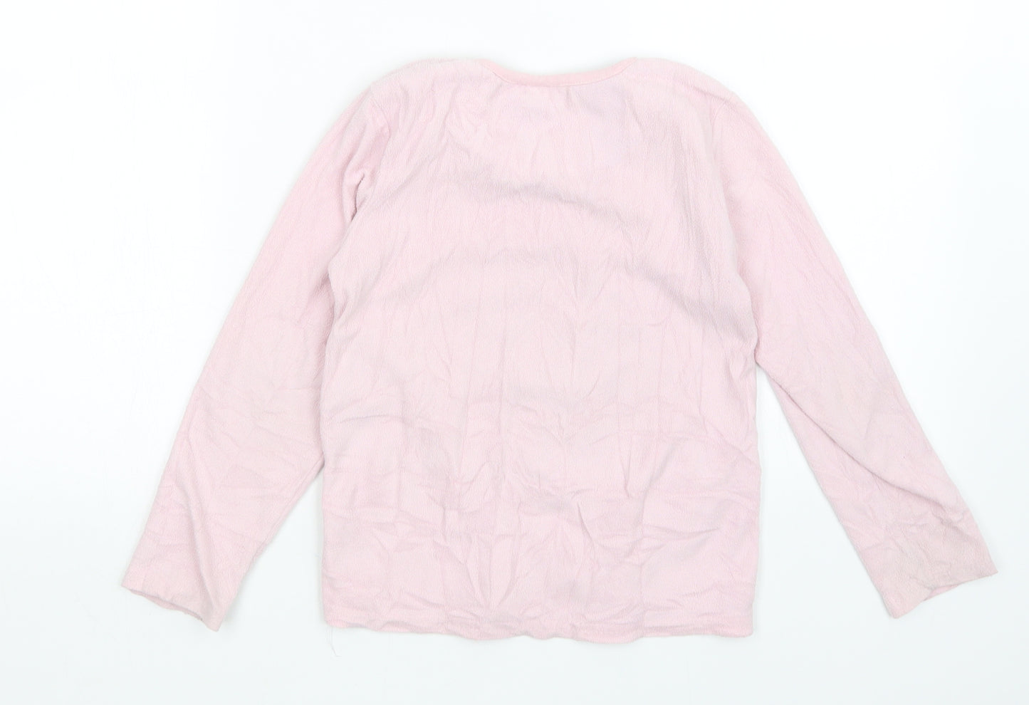 Primark Girls Pink   Top Pyjama Top Size 8-9 Years  - Mulan