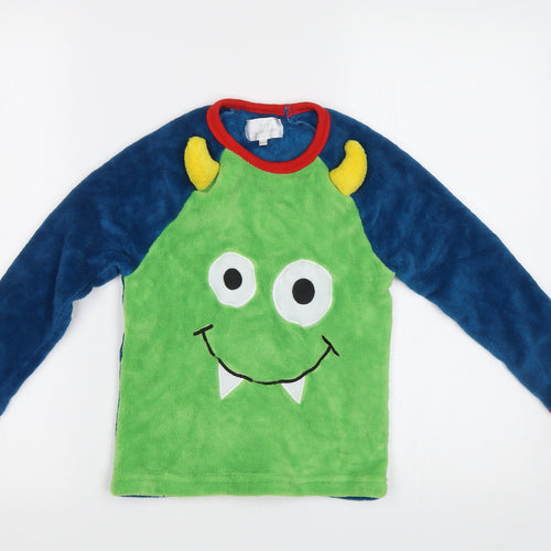 PJ Collections Boys Blue    Pyjama Top Size 7-8 Years  - Monster