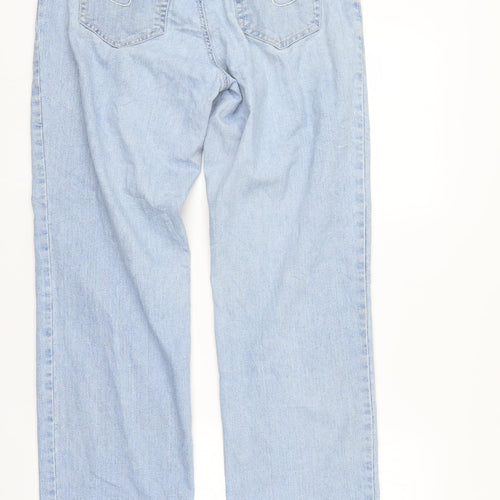 Stooker Womens Blue  Denim Straight Jeans Size 12 L31 in