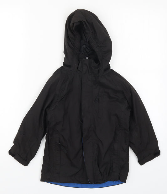 Peter Storm Boys Black   Basic Coat Coat Size 3-4 Years