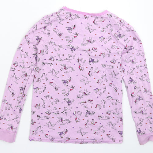 TU Girls Pink Solid  Top Pyjama Top Size 11-12 Years