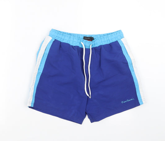 Pierre Cardin Mens Blue   Bermuda Shorts Size S - swim short