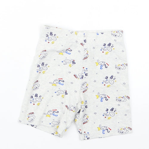 F&F Boys Grey Geometric   Pyjama Pants Size 2-3 Years