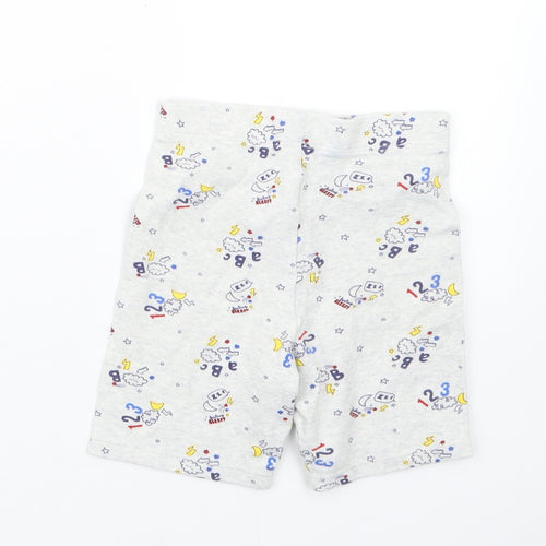 F&F Boys Grey Geometric   Pyjama Pants Size 2-3 Years