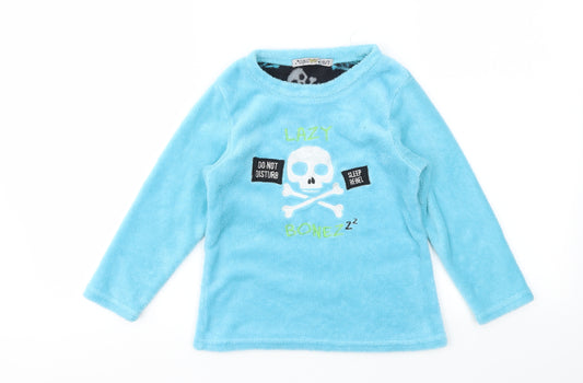chill out Boys Blue    Pyjama Top Size 6-7 Years