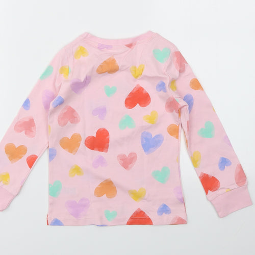 F&F Girls Multicoloured Geometric  Top Pyjama Top Size 4-5 Years