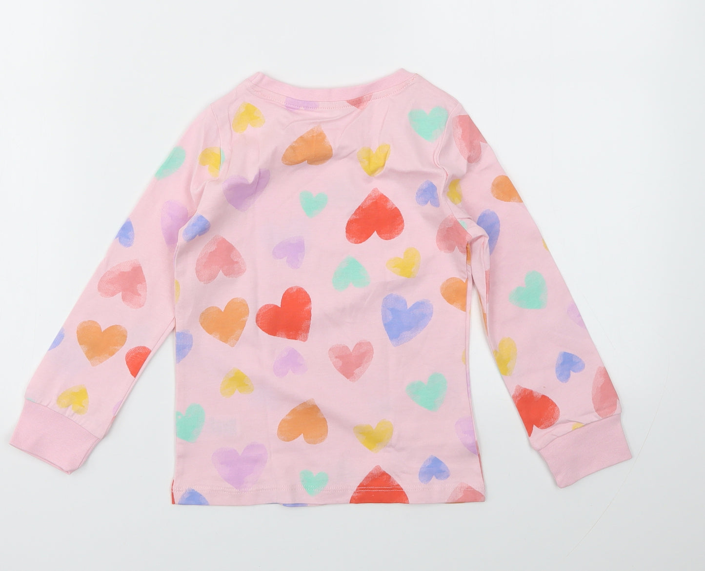 F&F Girls Multicoloured Geometric  Top Pyjama Top Size 4-5 Years
