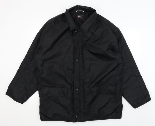 Avanti Mens Black   Rain Coat Coat Size M
