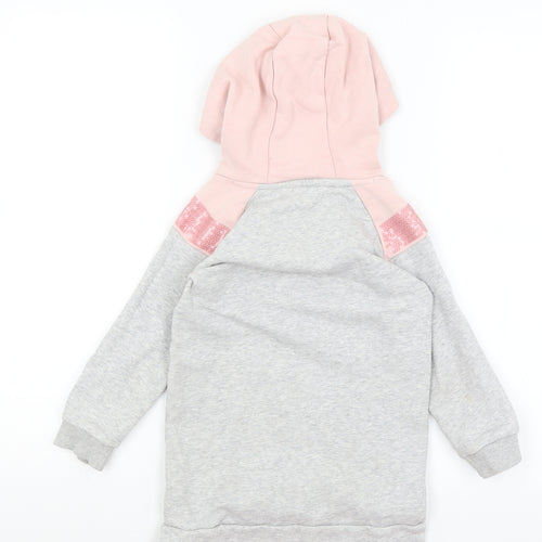 F&F` Girls Grey   Pullover Hoodie Size 4-5 Years