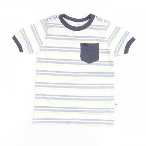 Tommy Bahama Boys Multicoloured Striped  Basic T-Shirt Size 2-3 Years