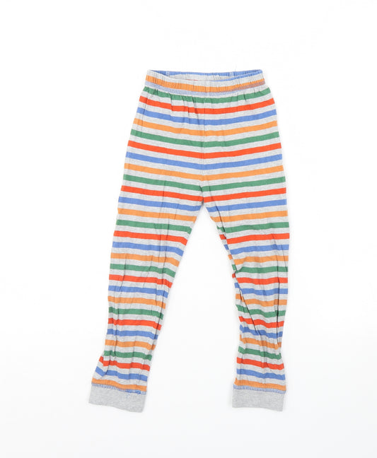 TU Boys Grey Striped   Pyjama Pants Size 5 Years