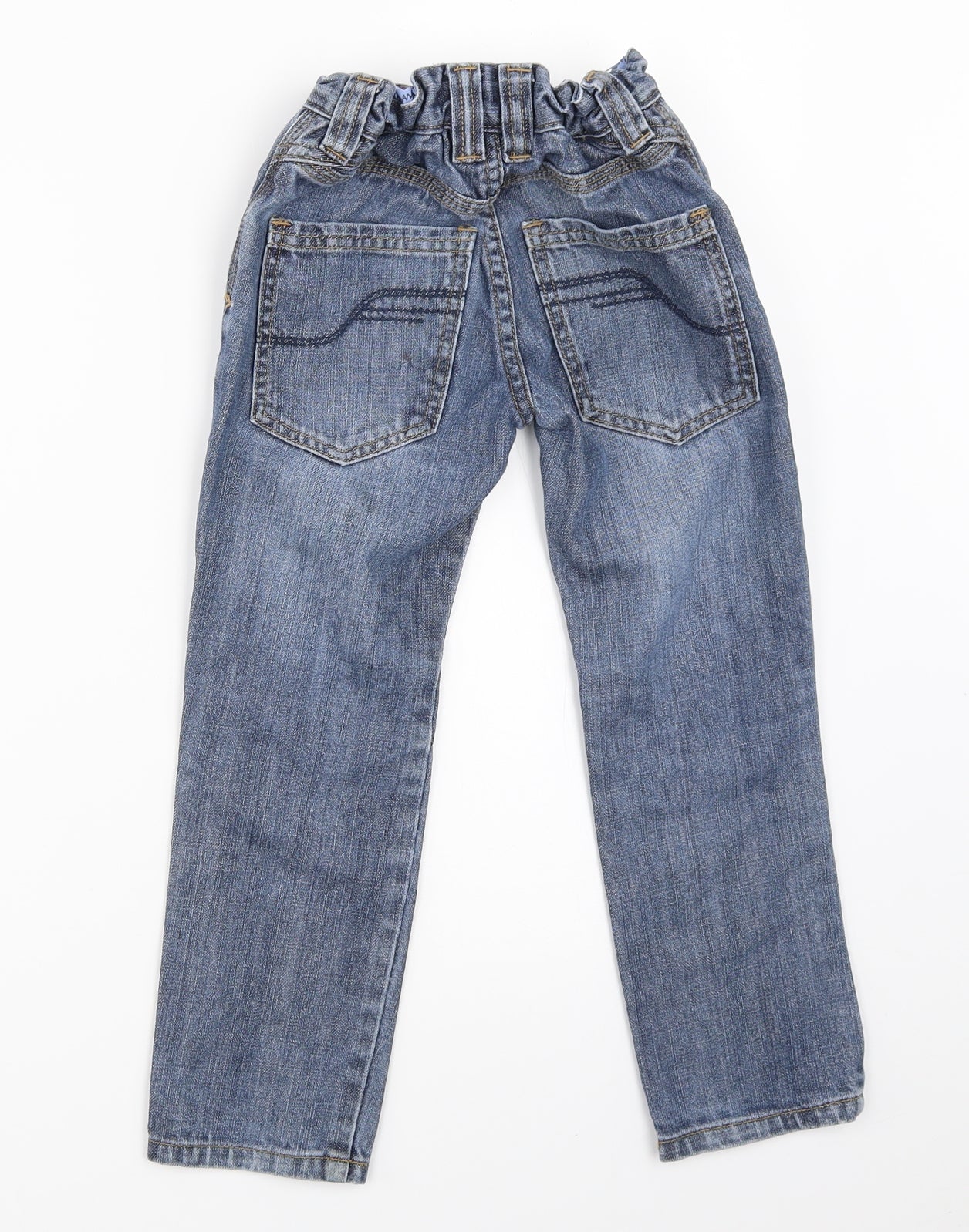 Fat Face Boys Blue  Denim Straight Jeans Size 6 Years