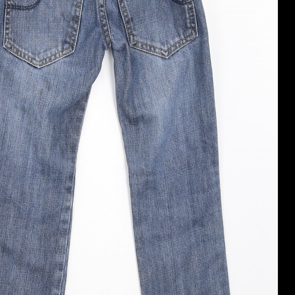 Fat Face Boys Blue  Denim Straight Jeans Size 6 Years