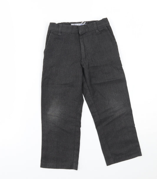 George Boys Grey   Chino Trousers Size 3-4 Years