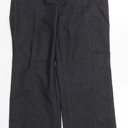 Dressbarn Womens Grey Striped  Trousers  Size 10 L30 in