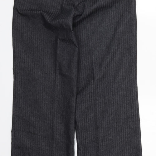 Dressbarn Womens Grey Striped  Trousers  Size 10 L30 in