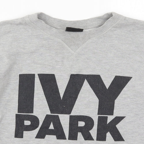 IVY PARK Womens Grey   Pullover Sweatshirt Size XS