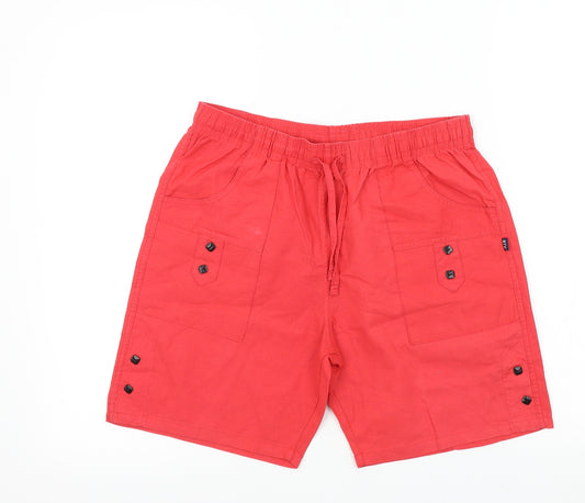 botavara Mens Red   Bermuda Shorts Size S