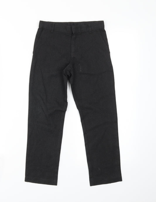 George Boys Black   Jogger Trousers Size 5-6 Years